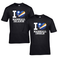Kinder T-Shirt - I LOVE MARSHALL INSELN