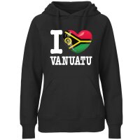 Damen Hoodie - I LOVE VANUATU