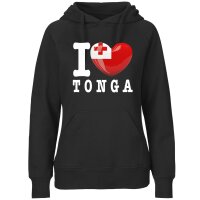 Damen Hoodie - I LOVE TONGA