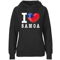 Damen Hoodie - I LOVE SAMOA