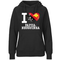 Damen Hoodie - I LOVE PAPUA NEUGUINEA