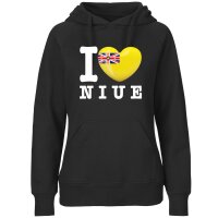 Damen Hoodie - I LOVE NIUE