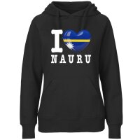 Damen Hoodie - I LOVE NAURU