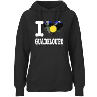 Damen Hoodie - I LOVE GUADELOUPE