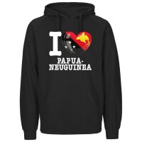 Kinder Hoodie - I LOVE PAPUA NEUGUINEA