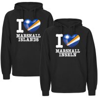 Kinder Hoodie - I LOVE MARSHALL INSELN