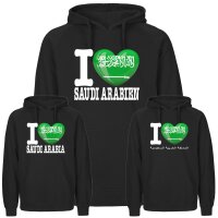 Herren Hoodie - I LOVE SAUDI ARABIEN