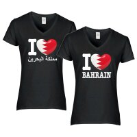 Damen T-Shirt - I LOVE BAHRAIN