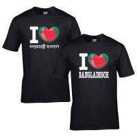 Herren T-Shirt - I LOVE BANGLADESCH