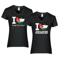 Damen T-Shirt - I LOVE JORDANIEN
