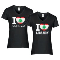 Damen T-Shirt - I LOVE LIBANON