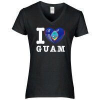 Damen T-Shirt - I LOVE GUAM
