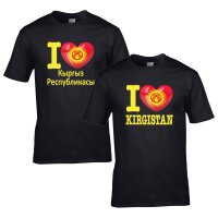 Kinder T-Shirt - I LOVE KIRGISTAN