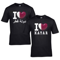 Kinder T-Shirt - I LOVE KATAR