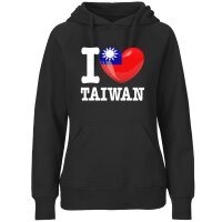 Damen Hoodie - I LOVE TAIWAN
