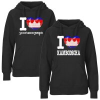 Damen Hoodie - I LOVE KAMBODSCHA