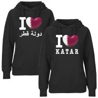 Damen Hoodie - I LOVE KATAR