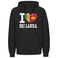 Herren Hoodie - I LOVE SRI LANKA