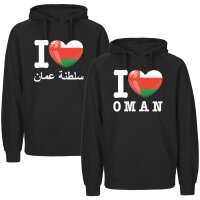 Herren Hoodie - I LOVE OMAN