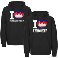 Herren Hoodie - I LOVE KAMBODSCHA
