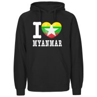 Kinder Hoodie - I LOVE MYANMAR