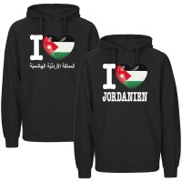 Kinder Hoodie - I LOVE JORDANIEN
