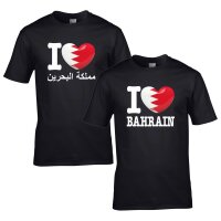 Kinder T-Shirt - I LOVE BAHRAIN