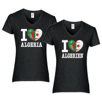 Damen T-Shirt - I LOVE ALGERIEN