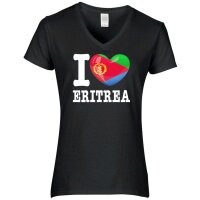 Damen T-Shirt - I LOVE ERITREA