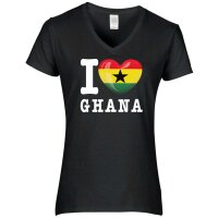 Damen T-Shirt - I LOVE GHANA