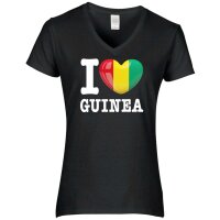 Damen T-Shirt - I LOVE GUINEA
