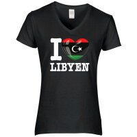 Damen T-Shirt - I LOVE LIBYEN