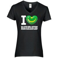 Damen T-Shirt - I LOVE MAURETANIEN