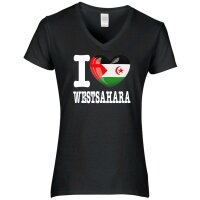 Damen T-Shirt - I LOVE WESTSAHARA