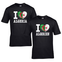 Herren T-Shirt - I LOVE ALGERIEN