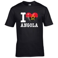 Herren T-Shirt - I LOVE ANGOLA