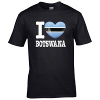 Herren T-Shirt - I LOVE BOTSWANA