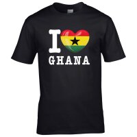 Herren T-Shirt - I LOVE GHANA
