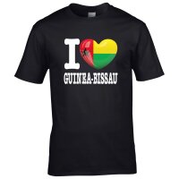 Herren T-Shirt - I LOVE GUINEA BISSAU