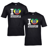 Kinder T-Shirt - I LOVE ÄTHIOPIEN