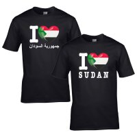 Kinder T-Shirt - I LOVE SUDAN