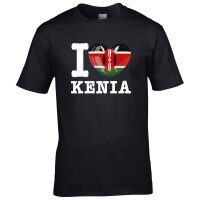 Kinder T-Shirt - I LOVE KENIA
