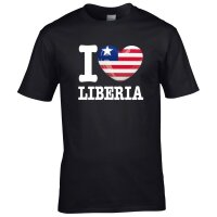 Kinder T-Shirt - I LOVE LIBERIA