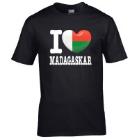 Kinder T-Shirt - I LOVE MADAGASKAR