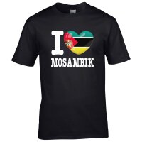 Kinder T-Shirt - I LOVE MOSAMBIK