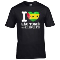 Kinder T-Shirt - I LOVE SÃO TOMÉ UND PRINCIPE