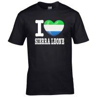 Kinder T-Shirt - I LOVE SIERRA LEONE