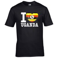 Kinder T-Shirt - I LOVE UGANDA