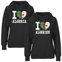 Damen Hoodie - I LOVE ALGERIEN