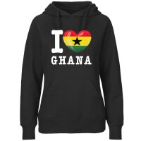 Damen Hoodie - I LOVE GHANA